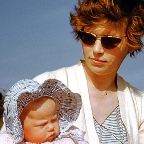 Mother, a product of the Lucie Clayton Charm School on Oxford Street, London.